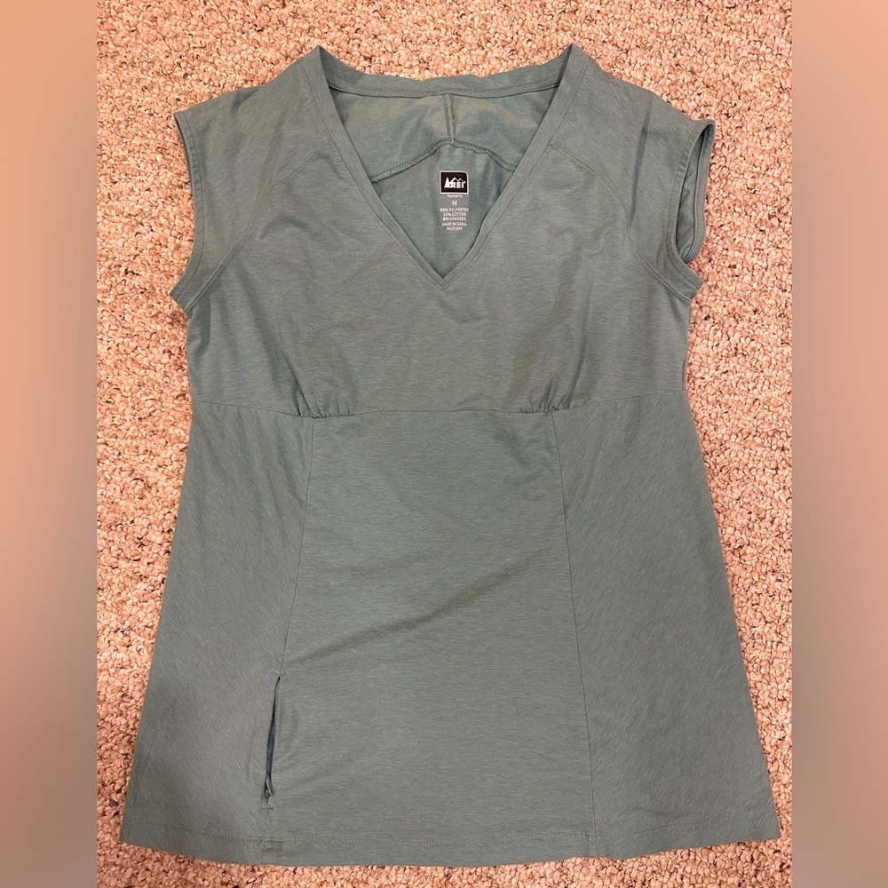 REI shortsleeved shirt.